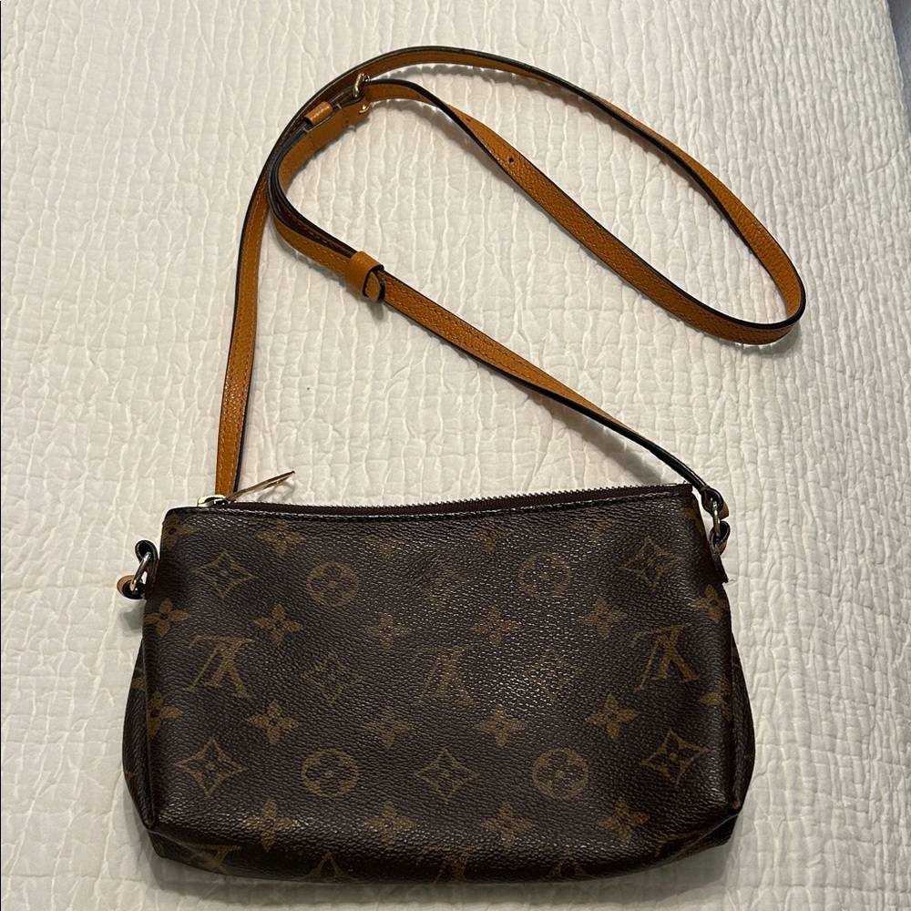 Louis Vuitton Dark Brown Monogram Crossbody Bag